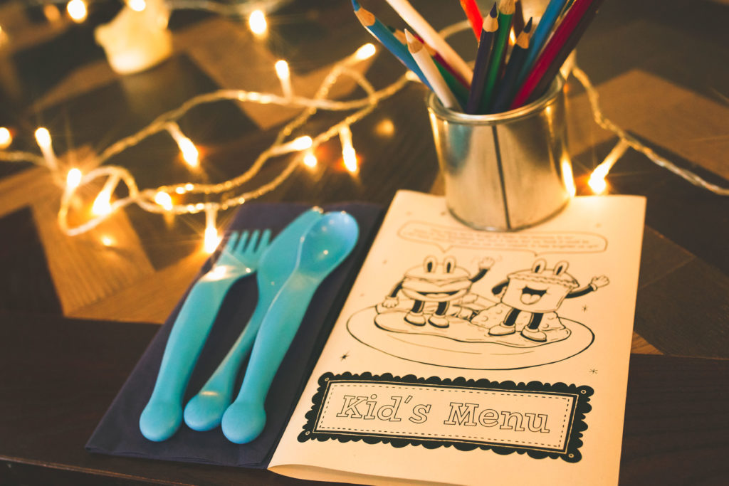 Kids' Christmas menu at The Broadfield