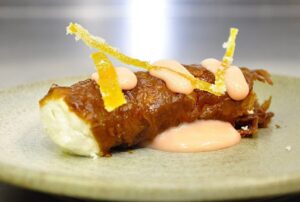 Broadfield Supper Club 5-course menu in our private dinning room.